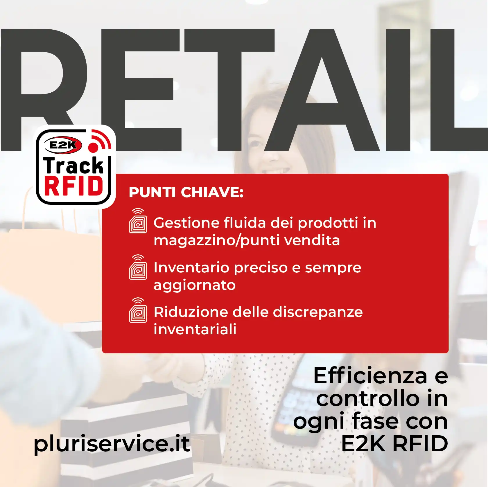 Controllo merce in uscita e in ingresso con portale RFID -Retail