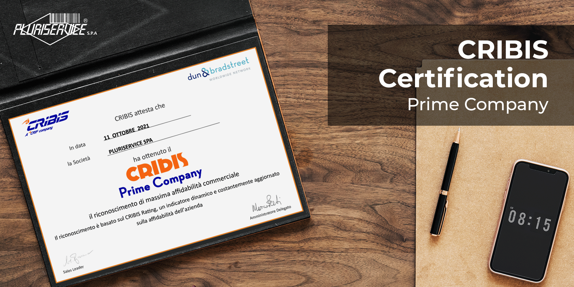 CRIBIS Certification, prime company