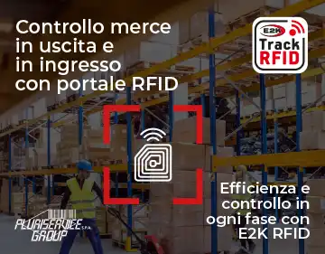 Controllo merce in uscita e in ingresso con portale RFID