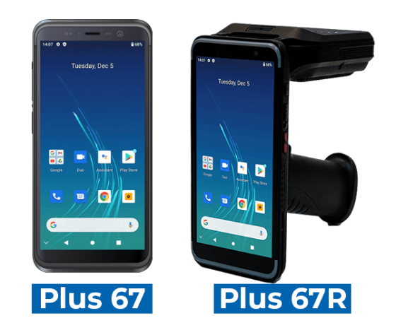 Terminale portatile Plus 67 e Plus 67R