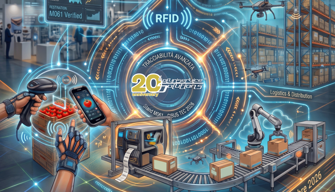 Pluriservice a Cibus Tec 2026: Soluzioni di Tracciabilità per il Food & Beverage